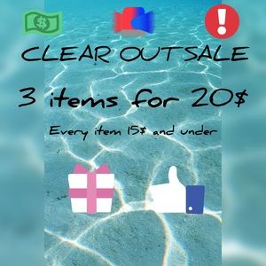 BIG CLOSET CLEAR OUT SALE